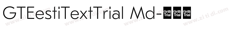 GTEestiTextTrial Md字体转换
